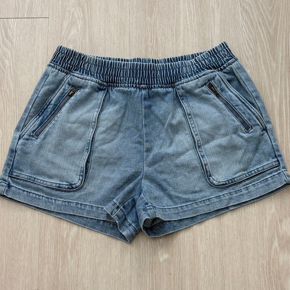 Aerie Light Blue Jean Shorts